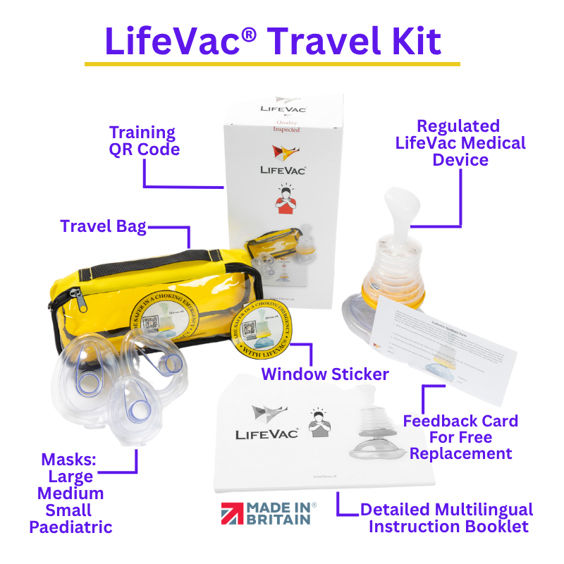 LIFEVAC - potovalni komplet za reševanje zadušitve