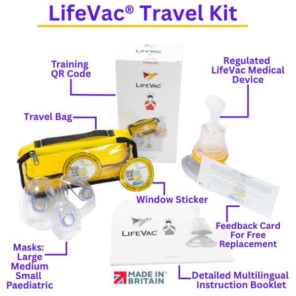 LIFEVAC - potovalni komplet za reševanje zadušitve