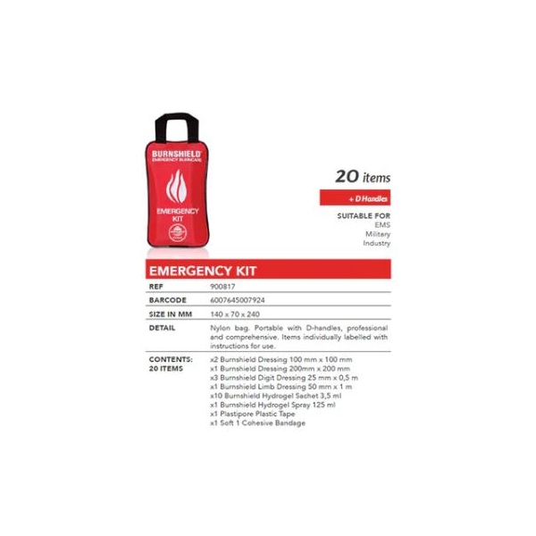 Burnshield Emergency Responder Burn Kit